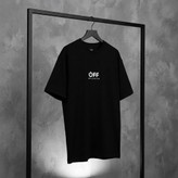 👕 تیشرت دورس سه نخ پنبه طرح OFF (سایز L)
