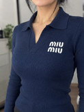 بلوز یقه دار فانریپ Miu Miu💙